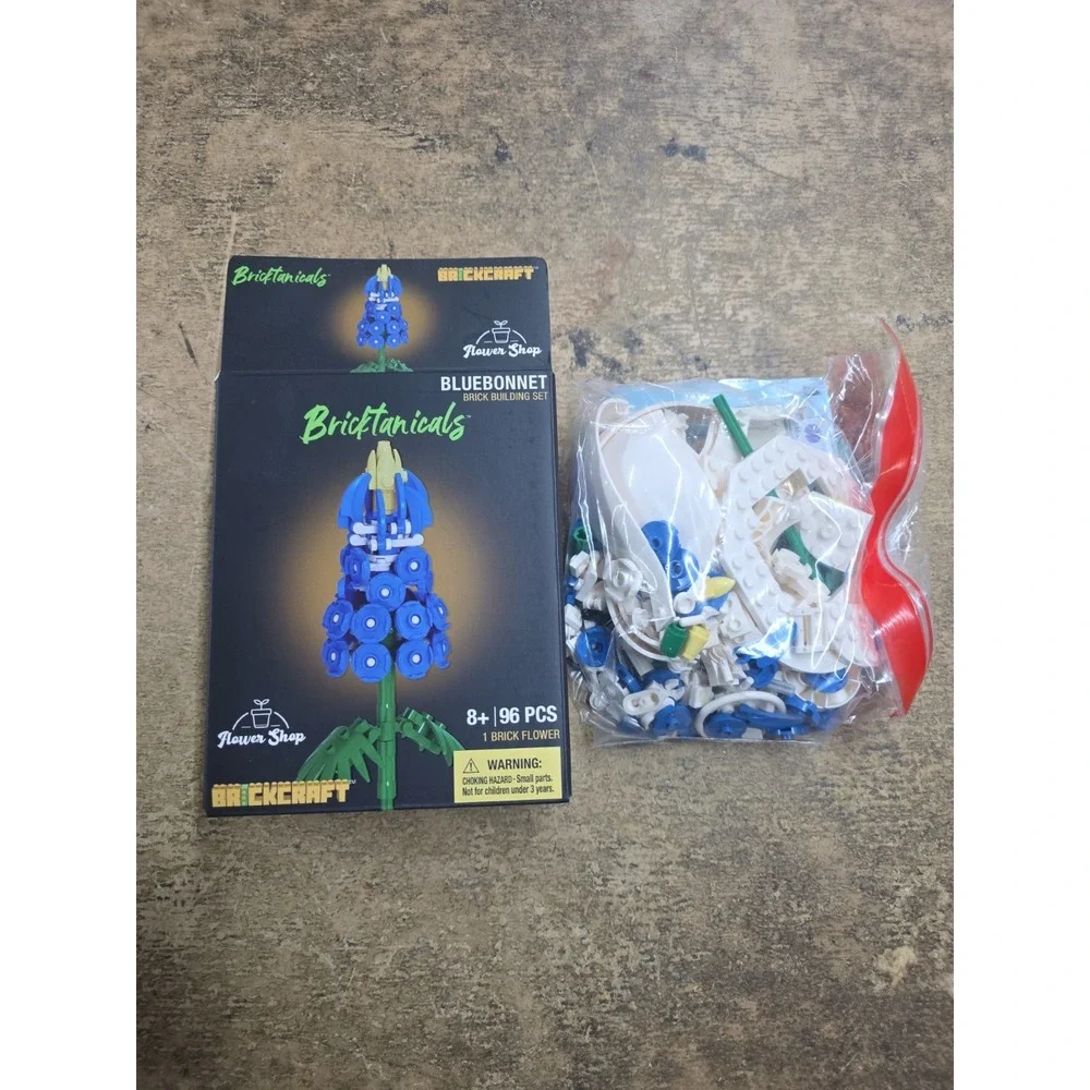 Bricktanicals Bluebonnet 96-PC Buildable Flower Set – Brickcraft 8+